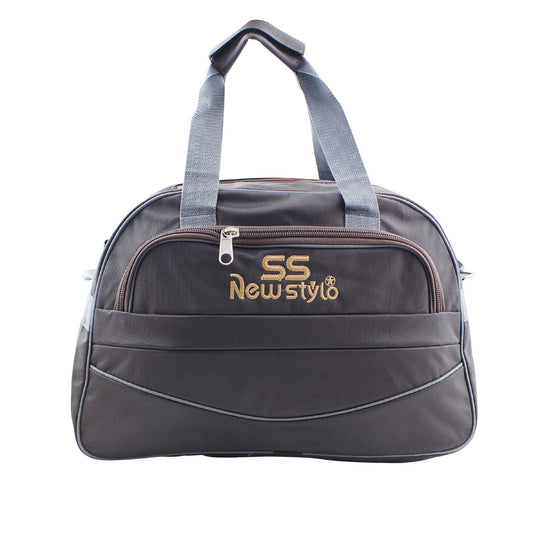 Grey Travel duffle bag for men and women