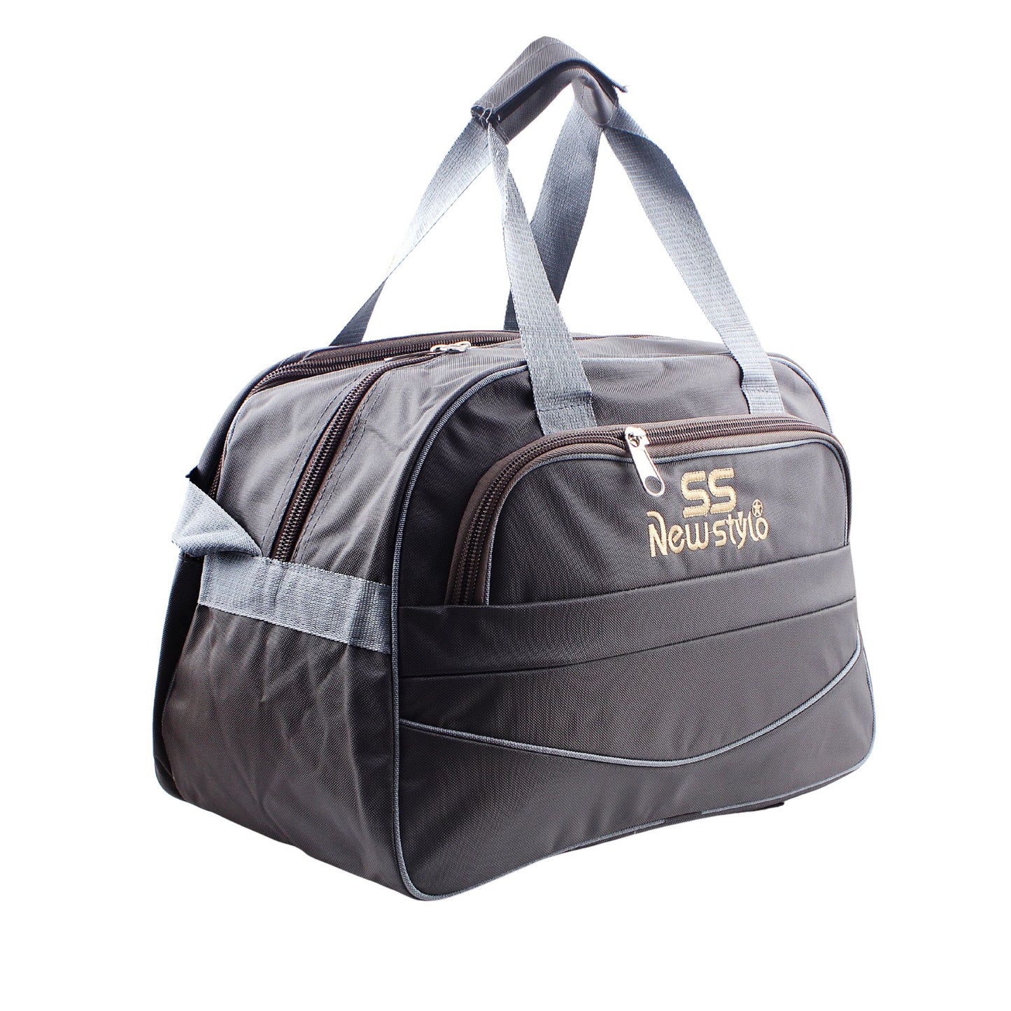 Grey Travel duffle bag for men and women