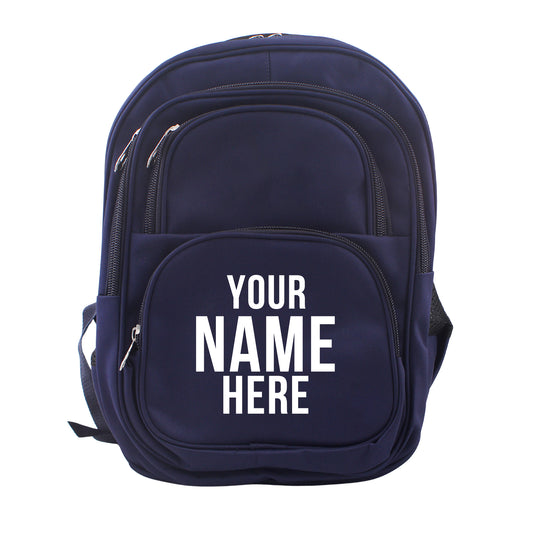 Customized Cute school/College/Laptop bag Korean style backpack with School Name print Option