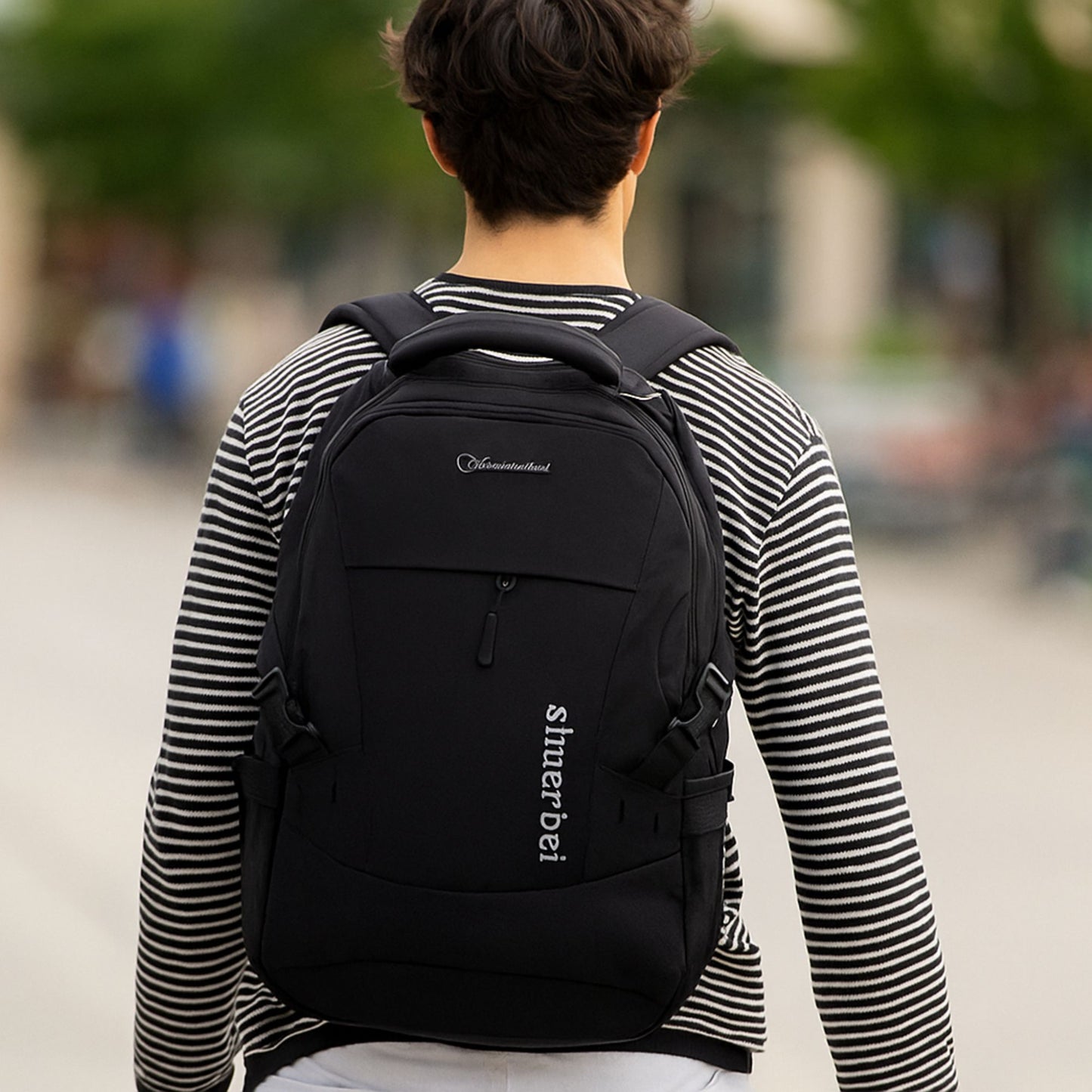 school/College/Laptop bag korean style Export Quality backpack with Name print Option