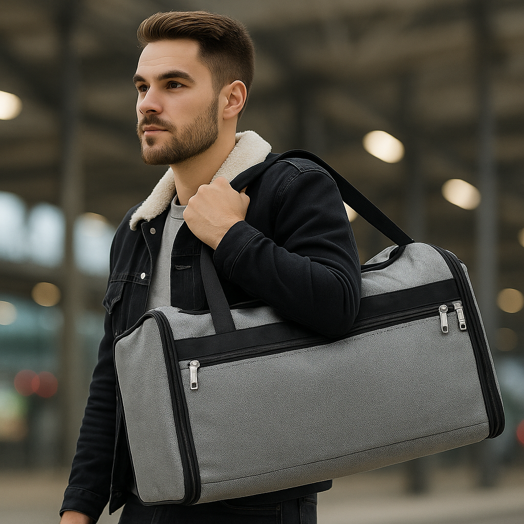 Travel duffle bag for men and women cross boddy/shoulder bag