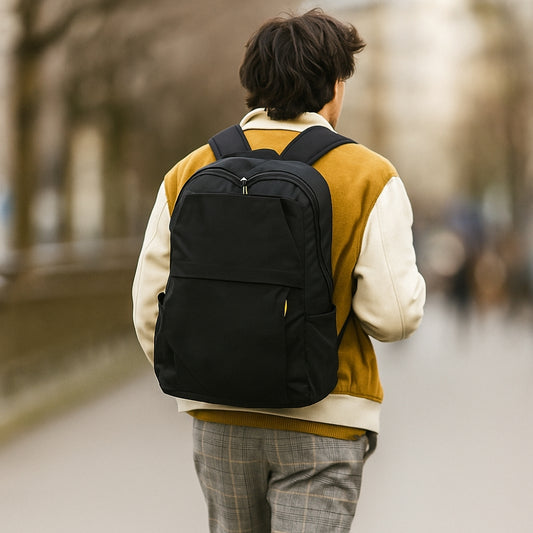 Black Color school/College/Laptop bag korean style kawaii school backpack with name print option