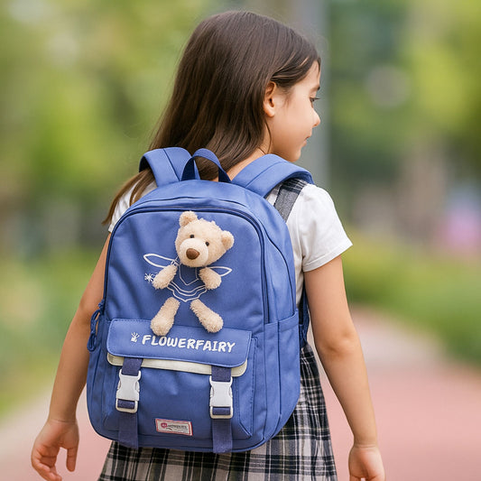 Grey Color school bag korean style kawaii school backpack